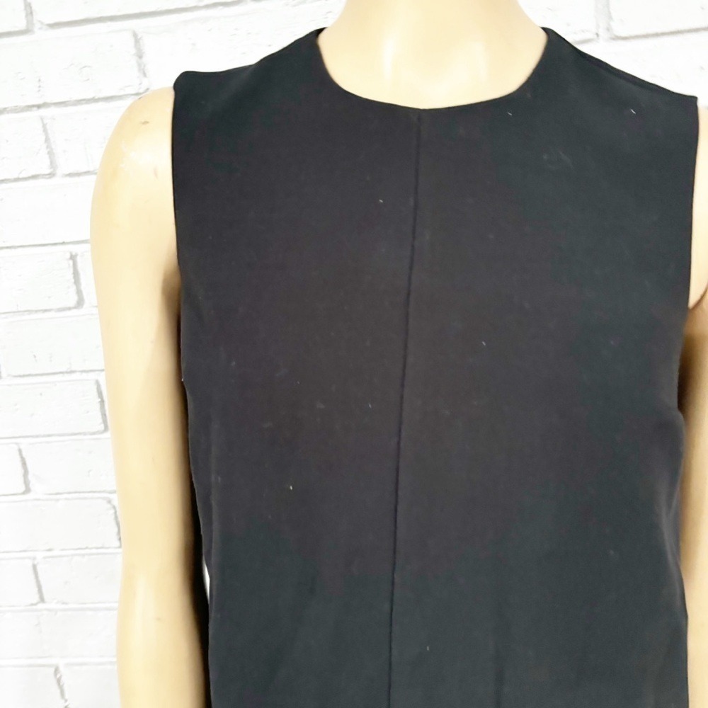 Victoria Beckham for Target Black Shell Fringe Hem Tank Boho Festival Size Small - Picture 6 of 9